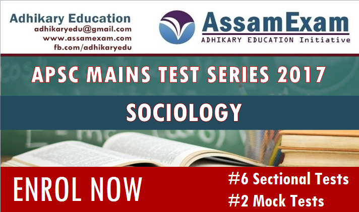 APSC Mains test series Sociology